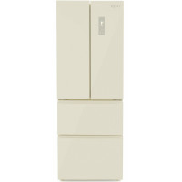 Холодильник ZUGEL ZRFD361C бежевое стекло