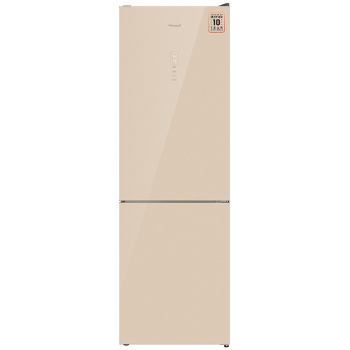 Холодильник Weissgauff WRK 185 Total NoFrost Inverter Beige Glass