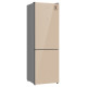 Холодильник Weissgauff WRK 185 Total NoFrost Inverter Beige Glass
