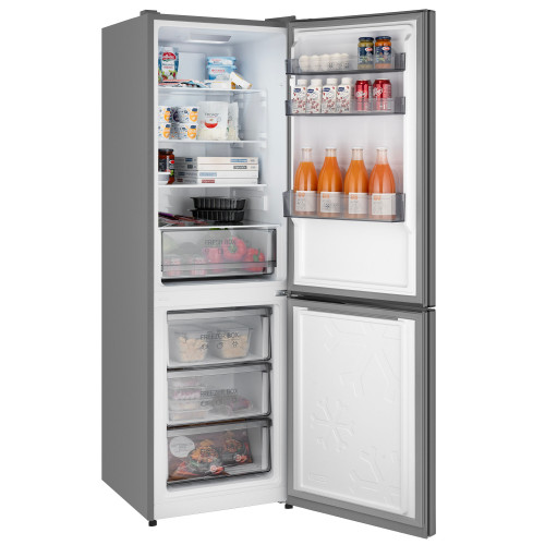 Холодильник Weissgauff WRK 185 Total NoFrost Inverter Beige Glass