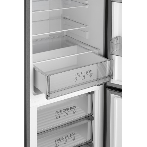 Холодильник Weissgauff WRK 185 Total NoFrost Inverter Beige Glass