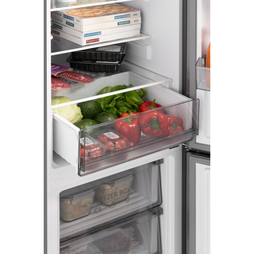 Холодильник Weissgauff WRK 185 Total NoFrost Inverter Beige Glass