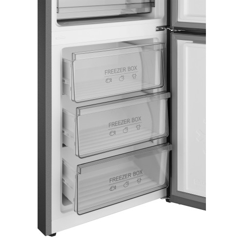 Холодильник Weissgauff WRK 185 Total NoFrost Inverter Beige Glass