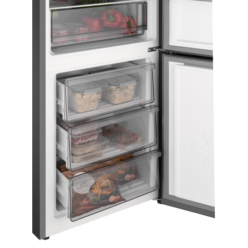 Холодильник Weissgauff WRK 185 Total NoFrost Inverter Beige Glass