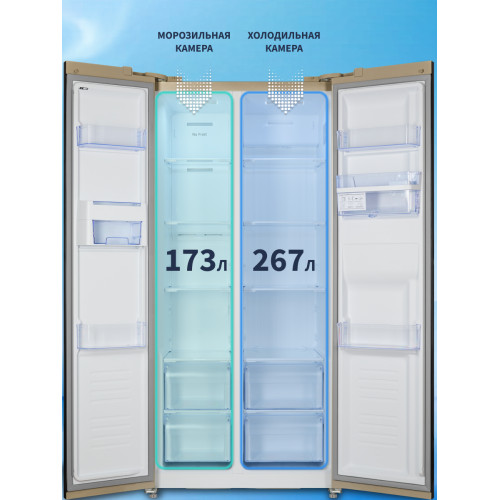 Холодильник NORD i-RFS 480 Ym (с диспенсером)