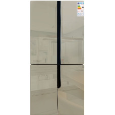 Холодильник GINZZU NFK-500 шампань стекло