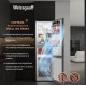 Холодильник Weissgauff WRK 2000 Total NoFrost Inverter Beige Glass
