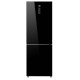 Холодильник ASCOLI ADRFB375WG черный/стекло