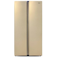 Холодильник GiNZZU NFK-615 SbS золотистый
