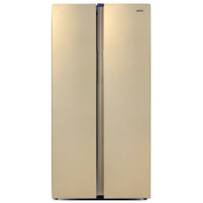Холодильник GiNZZU NFK-615 SbS золотистый
