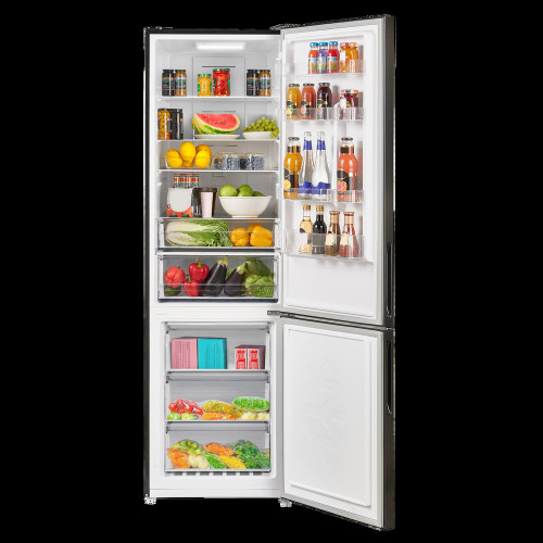 Холодильник MAUNFELD MFF200NFSTSE серый