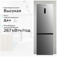 Холодильник Harper RH5559BI нерж