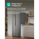 Холодильник Gorenje NRS918EMX серый
