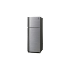 Холодильник Sharp SJ-XP39PGSL серебристый/стекло