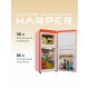 Холодильник Harper HRF-T120M красный