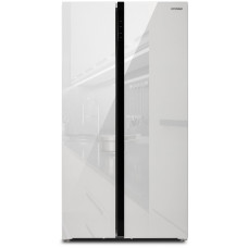 Холодильник Hyundai CS5003F белое стекло