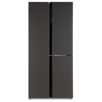 Холодильник HYUNDAI CS5073FV черный/стекло