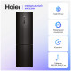 Двухкамерный холодильник Haier C4F740CBXGU1 черная нержавеющая сталь