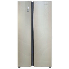 Холодильник GiNZZU NFK-530 шампань стекло
