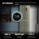 Холодильник Hyundai CM40043F нержавеющая сталь