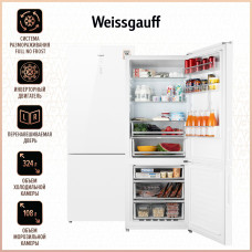 Холодильник Weissgauff WRK 1970 DWG Full NoFrost Inverter