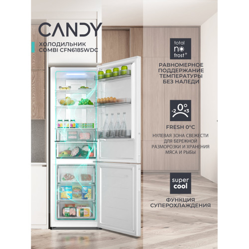 Холодильник Candy CFN6185WDC