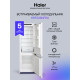 Встраиваемый холодильник Haier HRF236NFRU белый