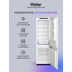 Встраиваемый холодильник Haier HRF236NFRU белый