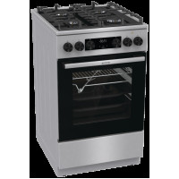 Плита Gorenje GK5C65XV нержавеющая сталь реш.чугун