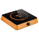 Плита Электрическая Kitfort КТ-113-3 оранжевый/черный стеклокерамика (настольная)