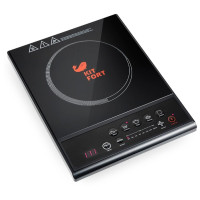 Плита Электрическая Kitfort КТ-114 черный стеклокерамика (настольная)