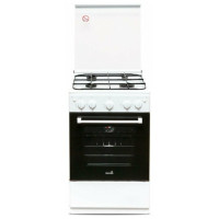 Плита газовая CEZARIS ПГ 2150-08 белый, полный г/контроль