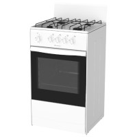 Плита Darina S4 GM441 101 белый/черный