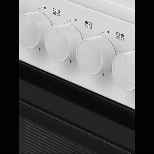 Плита Maunfeld MGC50GCW08D белый