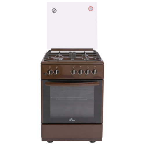Плита газовая DE LUXE 606040.24-002г кр коричневый