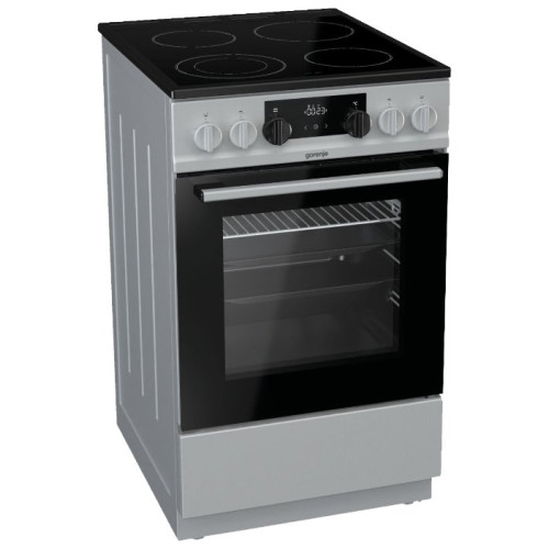Плита Gorenje EC5341SC серебристый стеклокерамика