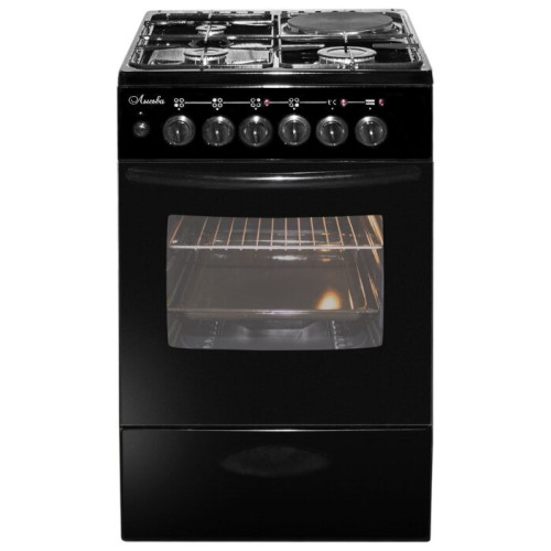 Плита Лысьва ЭГ 1/3г01 МС-2у черный (стеклянная крышка)