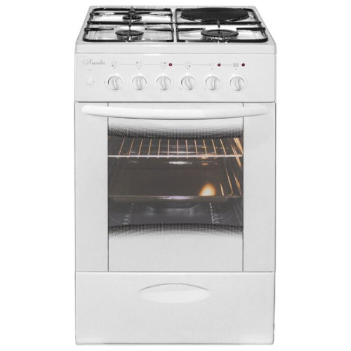 Плита Комбинированная Лысьва ЭГ 1/3г14 МС-2у белый (без крышки)