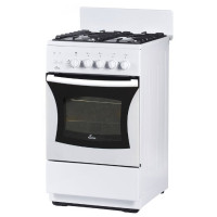 Плита Flama FG 24229 W белый (без крышки) реш.чугун