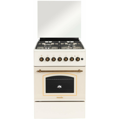 Плита комбинированная SMILE SM6GER210 бежевый