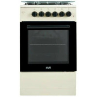 Кухонная плита MIU 5015 ERP ГК LUX бежевая с электродуховкой