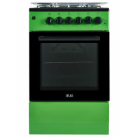 Кухонная плита MIU 5016 ERP ГК LUX черная с электродуховкой