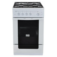 Плита Лысьва 400 М2С-2у белый стеклянная крышка решетки чугун