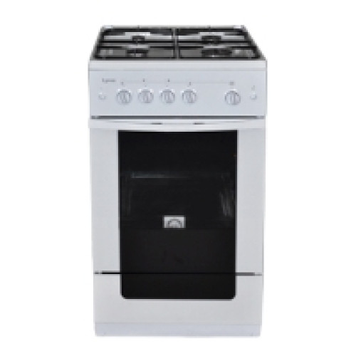 Плита Лысьва ГП 400 МС-2у белая со стеклянной крышкой