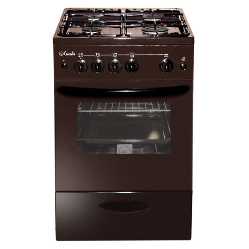 Плита Лысьва ГП 400 МС-2у коричневая без крышки