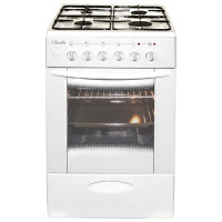 Плита Лысьва ЭГ 404 М2С-2у белый (стеклянная крышка) реш.чугун