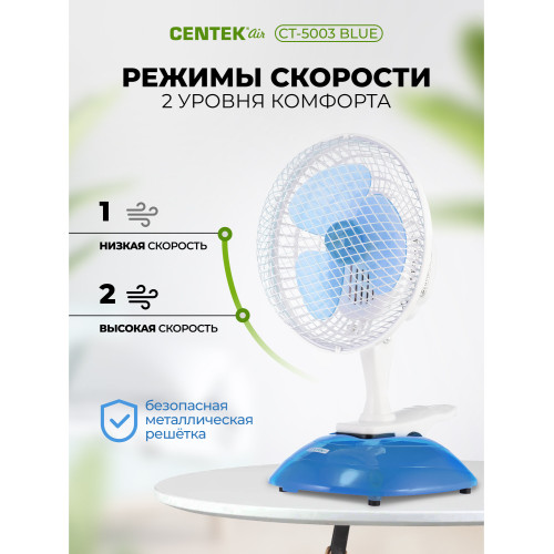 Вентилятор CENTEK CT-5003 Blue