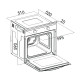 Духовой шкаф Weissgauff EOM 104 B