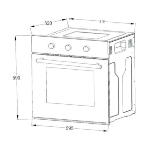 Духовой шкаф Weissgauff EOM 105 B