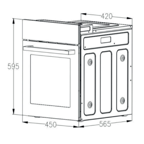 Духовой шкаф Weissgauff EOY 4511 Touch DW